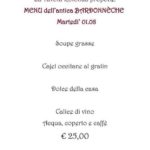 menu tavola rotonda – Bardonecchia