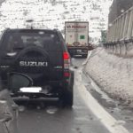 LUNGHE CODE E TRAFFICO BLOCCATO IN AUTOSTRADA PER UN’AUTO IN PANNE DENTRO IL TRAFORO DEL FREJUS