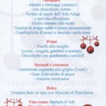 menu natale king rose