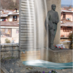 fontana monumento dei caduti in progetto