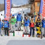 Campionati Italiani Giovani Discesa libera. Le prime dieci classificate (Foto Gian Spagnolo)