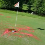 golf monginevro vandali