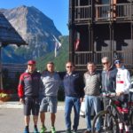 Fabio Aru, Maurizio Beria, Gianni Poncet e Staff Bike Sestriere