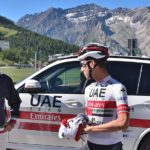 Fabio Aru con il Sindaco di Sestriere Gianni Poncet