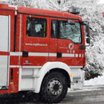 vigili del fuoco neve