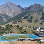 Veduta panoramica pista atletica Sestriere