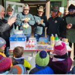 Copertina alpini donano materiale didattico per l’asilo